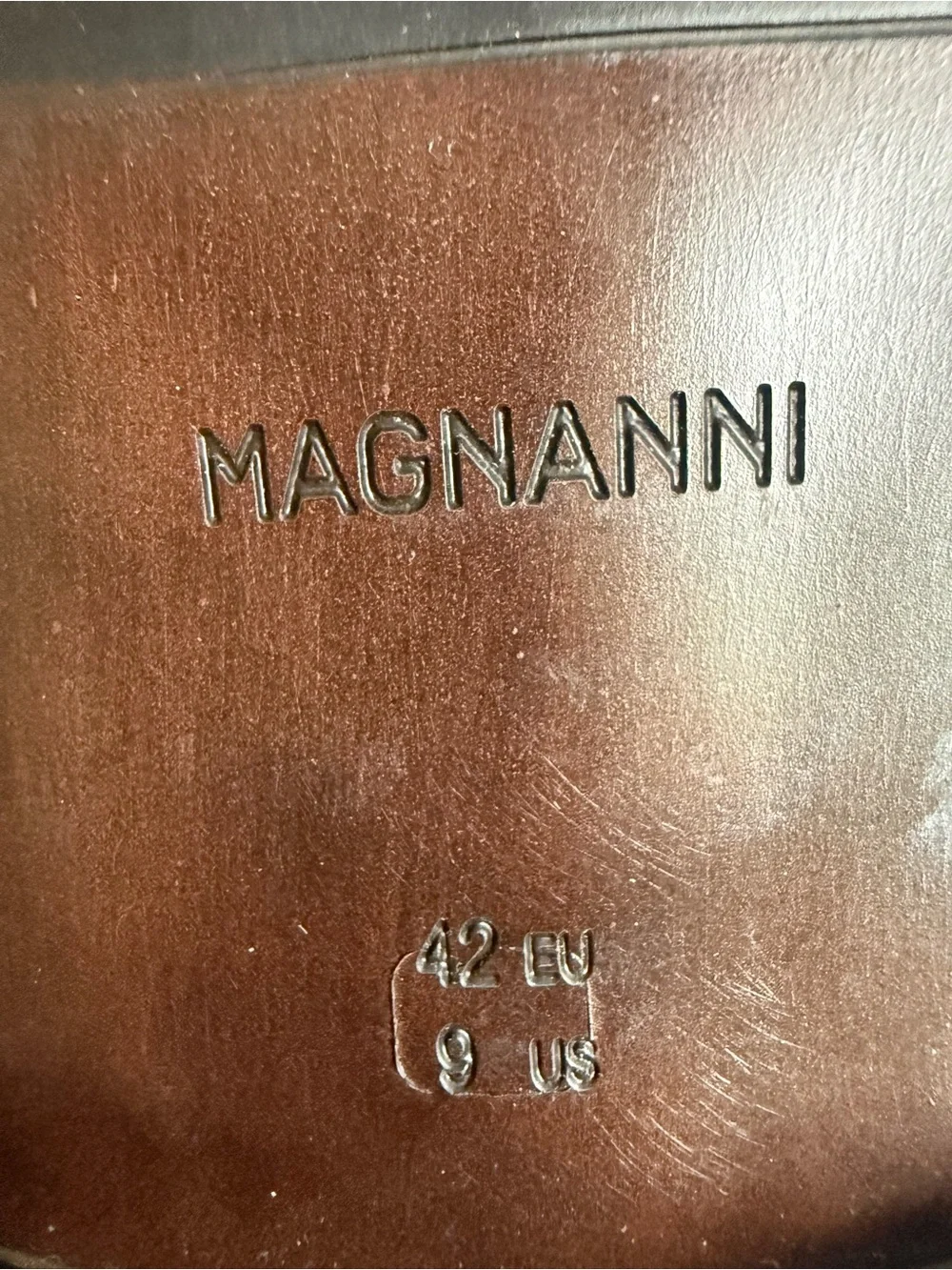 Magnanni Men's Brown Cap-Toe Oxford